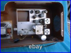 TRADIO COIN OPERATED HOTEL TUBE RADIO 2 hour 25-cents Untested Parts/Repair