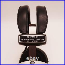 TRIO Kenwood HS-5 open air headphones 8ohm Ham Radio Vintage Japan for-parts