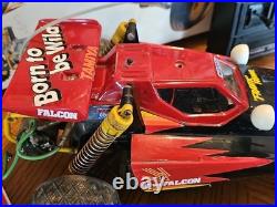 Tamiya The Falcon Radio Controlled Car RC #5805 110 Scale Vintage Parts