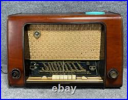 Telefunken Concertino 53 Wechselstrom-Super Tube Radio In Brown For Parts