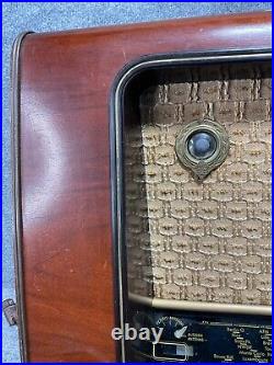 Telefunken Concertino 53 Wechselstrom-Super Tube Radio In Brown For Parts