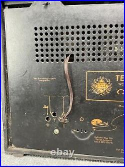 Telefunken Concertino 53 Wechselstrom-Super Tube Radio In Brown For Parts