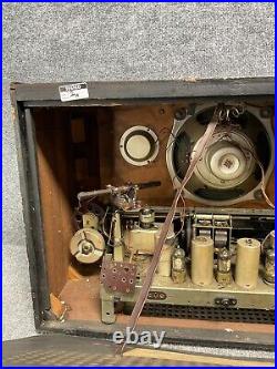 Telefunken Concertino 53 Wechselstrom-Super Tube Radio In Brown For Parts