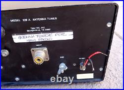 Ten-tec 229 A Ham Radio Antenna Tuner Vintage Used Untested As Is Parts