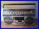 Toshiba-BomBeat-DR-02-Vintage-80s-Boombox-Cassette-Player-FOR-PARTS-REPAIR-01-sxg