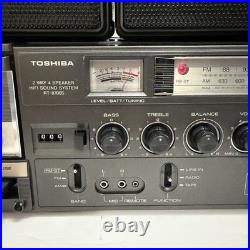 Toshiba RT-8700S Vintage Stereo Boombox AM/FM Cassette Parts Repair Japan