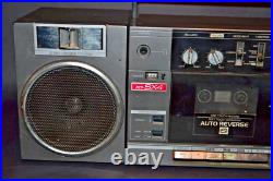 Toshiba RT-SX4 Boom Box Stereo Tape Not Turning Radio Works FOR PARTS ONLY