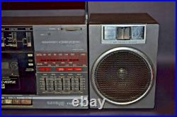 Toshiba RT-SX4 Boom Box Stereo Tape Not Turning Radio Works FOR PARTS ONLY