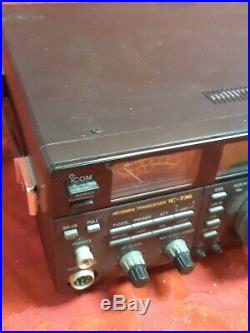 Untested rare Icom IC-736 HF/6M Transceiver station Ham cb radio power vtg Parts