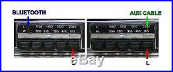 Upgraded vintage classic car radio RADIOMOBILE 1070X aux in and bluetooth