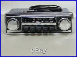 Upgraded vintage classic car radio RADIOMOBILE 1070X aux in and bluetooth