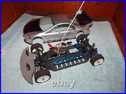 Used VINTAGE Team Associated 4wd Electric RC Car Parts Chassis