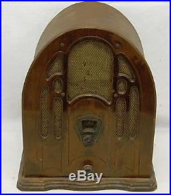 Vintage Art Deco Magnavox Cathedral Tube Radio Parts Repair