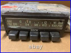 VINTAGE Blaupunkt AM/FM Radio BMW FERRARI PORSCE FTZ-NR U 108 For Parts