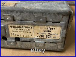 VINTAGE Blaupunkt AM/FM Radio BMW FERRARI PORSCE FTZ-NR U 108 For Parts