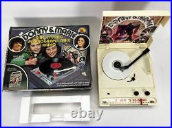 VINTAGE Donny And Marie Sing-A-Long Phonograph / Mike Radio MISSING PARTS AS-IS