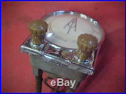 VINTAGE FOMOCO 1937 37 FORD ASH TRAY RADIO DIAL HEAD With CABLES OPEN & CLOSED CAR