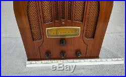 VINTAGE General Electric Radio 1930s Restored case for parts or repair