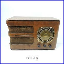 VINTAGE Grunow Teledial Wooden Radio PARTS OR REPAIR