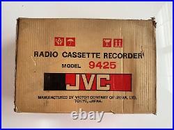VINTAGE JVC Nivico 9425 AM/FM 2 Band Radio Cassette Recorder Parts/Repair MINT