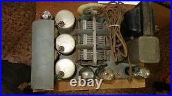 VINTAGE Philco Model 20 Cathedral TUBE RADIO Chassis Only Untested Parts & Rep
