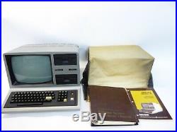 VINTAGE RADIO SHACK TRS 80 MODEL III COMPUTER With MANUAL FOR PARTS OR REPAIR