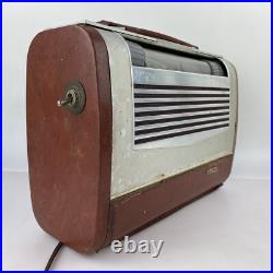 VINTAGE RCA PORTABLE RADIO Handle For Repair Parts Works Static See Video