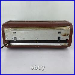 VINTAGE RCA PORTABLE RADIO Handle For Repair Parts Works Static See Video VINTAGE RCA PORTABLE RADIO Handle For Repair Parts Works Static See Video