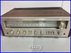 VINTAGE SILVER FACE Pioneer SX-650 Stereo AM/FM Receiver Untested Parts As Is