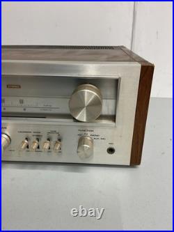 VINTAGE SILVER FACE Pioneer SX-650 Stereo AM/FM Receiver Untested Parts As Is