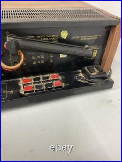 VINTAGE SILVER FACE Pioneer SX-650 Stereo AM/FM Receiver Untested Parts As Is