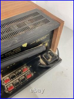 VINTAGE SILVER FACE Pioneer SX-650 Stereo AM/FM Receiver Untested Parts As Is