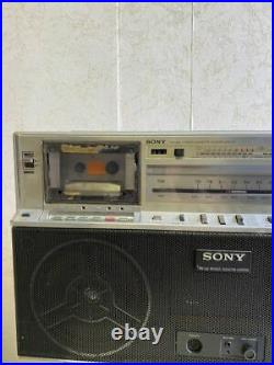 VINTAGE SONY CFS-F5 BOOMBOX Parts Or Repairs