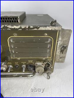 VINTAGE Signal Corps Receiver R-19J/TRC-1 Military Ham Radio PARTS OR REPAIR