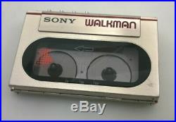 VINTAGE Sony Walkman Cassette Model #WM-10 withClip & Tape for Parts