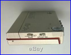 VINTAGE Sony Walkman Cassette Model #WM-10 withClip & Tape for Parts