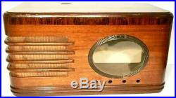 VIntage WARDS AIRLINE model 62-329 TABLETOP RADIO part SHELL & GRILL CLOTH