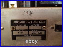 VTG 1950s Stromberg-Carlson Radio Receiver Model 1062 Parts Or Repair