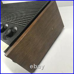 VTG 1970 Panasonic RC-7469 AM/FM Flip Clock Alarm Radio Woodgrain Parts Repair
