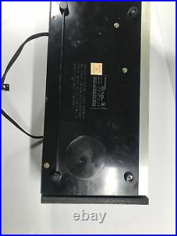 VTG 1970 Panasonic RC-7469 AM/FM Flip Clock Alarm Radio Woodgrain Parts Repair