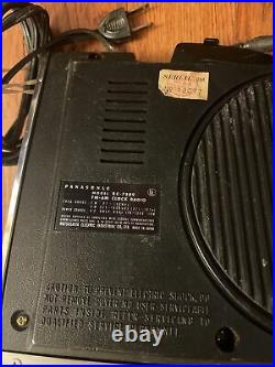 VTG 1970's Panasonic RC-7589 FM-AM Flip Clock Radio Pillow Speaker AS IS PARTS