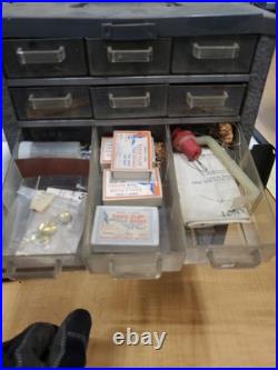 VTG 21 Drawer Plastic Parts Organizer Cabine Electronics Components Resistors #2