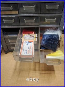 VTG 21 Drawer Plastic Parts Organizer Cabine Electronics Components Resistors #2