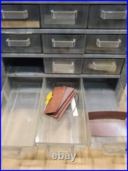 VTG 21 Drawer Plastic Parts Organizer Cabine Electronics Components Resistors #2