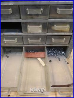 VTG 21 Drawer Plastic Parts Organizer Cabine Electronics Components Resistors #2