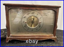 VTG Hallicrafters Table Clock Radio 1954 Parts Only Read Description
