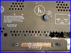 VTG Hallicrafters Table Clock Radio 1954 Parts Only Read Description
