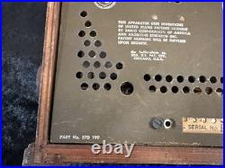 VTG Hallicrafters Table Clock Radio 1954 Parts Only Read Description