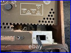 VTG Hallicrafters Table Clock Radio 1954 Parts Only Read Description