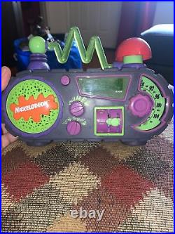 VTG Nickelodeon Time Blaster Alarm Clock Radio 1995 for Parts Or Repair